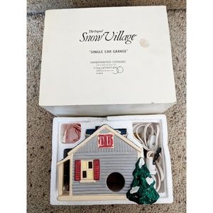 Retired Dept 56 Original Snow Village ‘Single Car Garage’ #51250